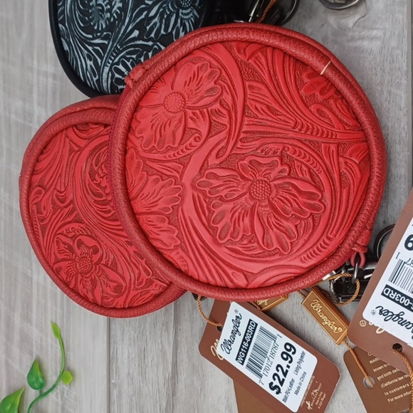 Wrangler Wholesale Lot Of 6 Coin Purse/key Ring Purse Charm NWT - Picture 3 of 11